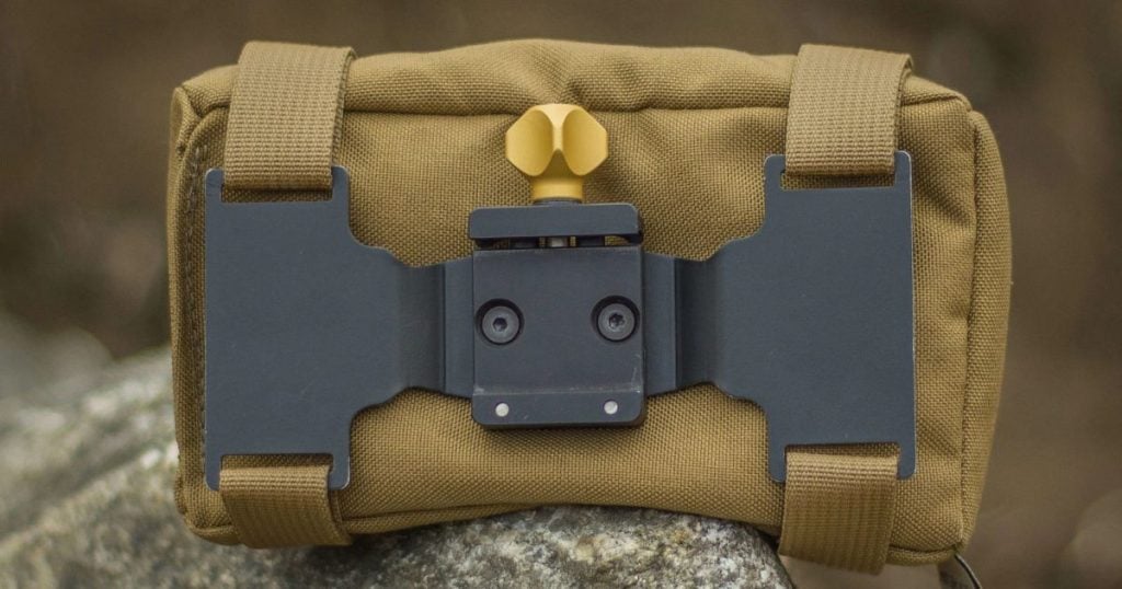 A Cole-TAC support bag with a Backbone Bag Frame.