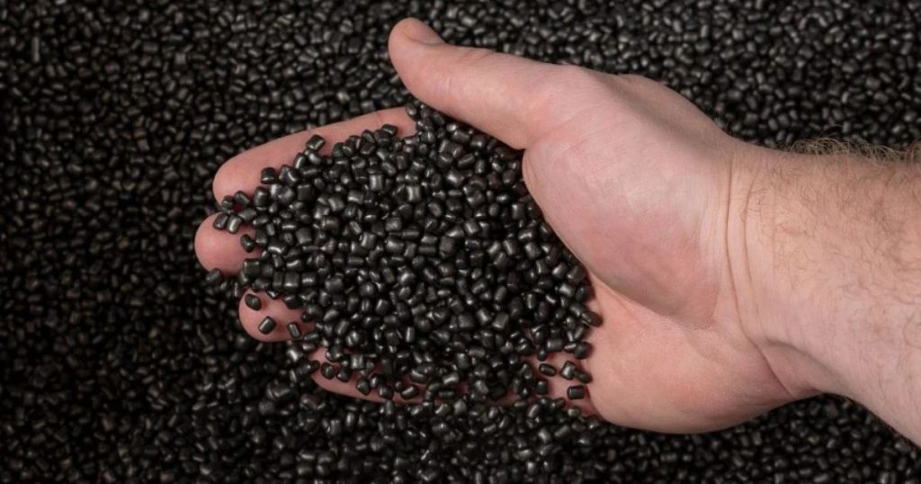 A hand holding ligh shooting bag fill used by Cole-TAC.