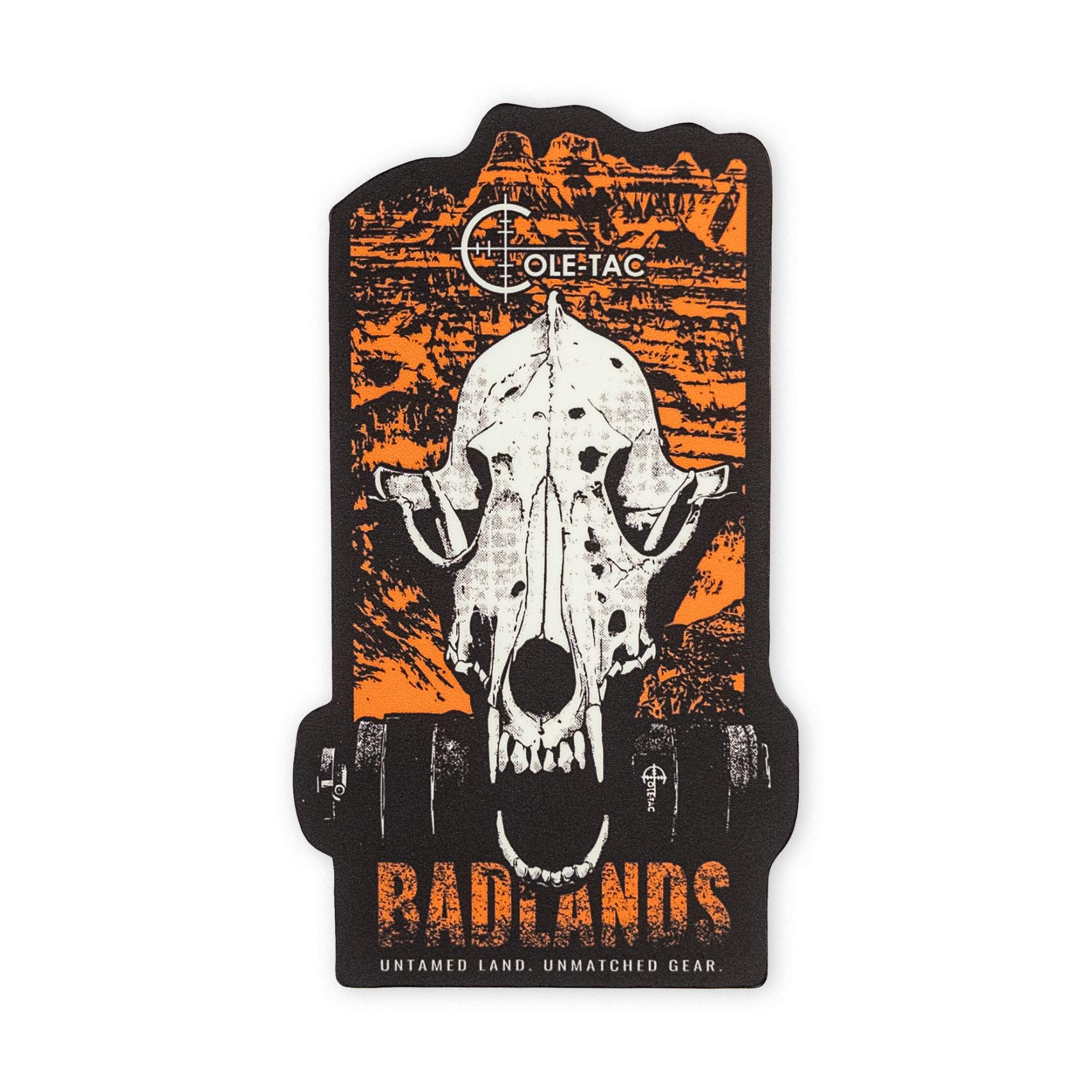 Badlands Coyote Sticker