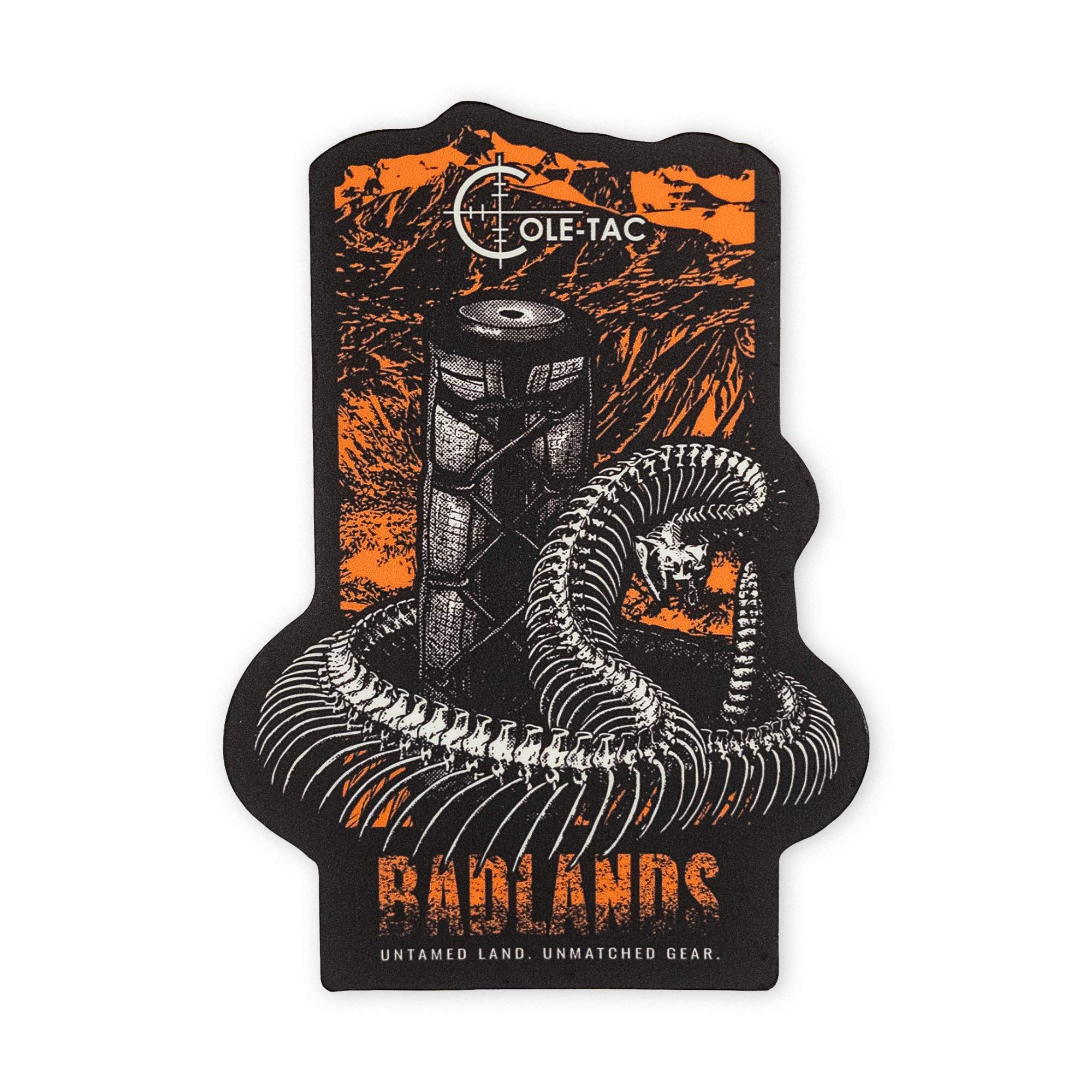 Badlands Rattlesnake Sticker